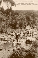 FORT de FRANCE -  la Rivière Madame en amont de la Glacis