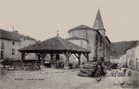 MARON - Lavoir et Eglise -Lavandière