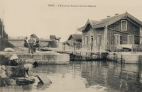 TOUL - L'Ecluse du canal à la Porte Moselle - Lavandière