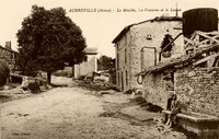 AUBREVILLE - Le Moulin - La Fontaine et le Lavoir