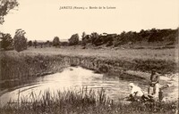 JAMETZ - Bords de la Loison - Lavandière