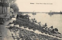 COSNE - Grand Pont et Quai de la Loire - Lavandières