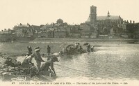 NEVERS  - Les Bords de la Loire et la Ville - Lavandières