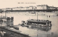 LYON - Quai de la Guillotière - Lavoir