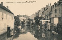 CHAROLLES - L'Arconce depuis le grand Pont _Lavandière