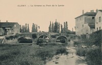 CLUNY - La Grosne au Pont de la Levée -lavandière