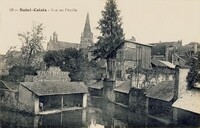 SAINT-CALAIS  - Vue sur L'Anille -Lavoir