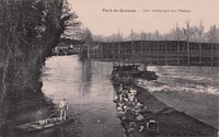 PONT-de-GENNES  - Coin pittoresque sur L'Huisne - Lavandières