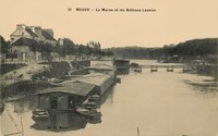 MEAUX  - La Marne et les Bateaux Lavoirs