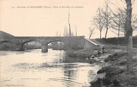 RÉALMONT  - Pont de Gassalès  sur le Dadou - Lavandières