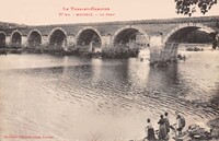 MOISSAC -  Le Pont- Lavandières