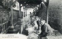 ERAGNY  - Le Lavoir et la Fontaine