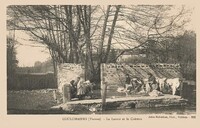 COULOMBIERS  - Le Lavoir et le Château