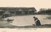 LE PERRAY  - La Ferme du Roseau - La Mare - Lavandière