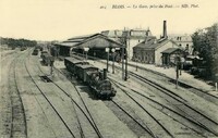 Blois - La Gare. Prise du Pont