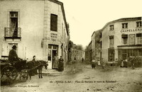 Pornic - Place du Marchix et route de Paimboeuf 