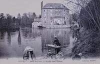 Bords du Loiret -Le Moulin Saint-Samson -Lavandière