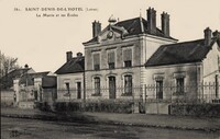 Saint-Denis-de-l'Hôtel - La Mairie et les Écoles