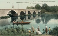 Bords du Loiret- Le Pont St-Nicolas - Lavandières