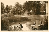 Les bords du Loiret -Un coin pittoresque -Lavandières