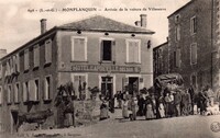 Monflanquin - Arrivée de la Voiture de Villeneuve