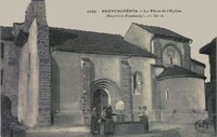 Prévenchères - La Place de L'Église
