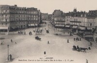 Rond-Point, Cour de la Gare St-Laud et Rue de la Gare