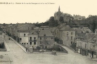 Entrée de la rue de Bretagne et de la rue St-Sauveur