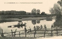Varennes-sur-Loire - L'Ile Saint-Nicolas et le Passage de Chapoint   - Lavandières