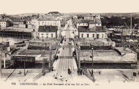 Le Pont Tournant et la rue Val de Saire