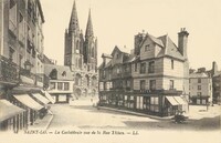 La Cathédrale vue de la Rue Thiers