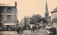 L'Eglise et la route de Granville