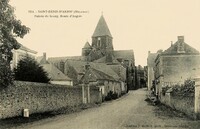 Saint-Denis-d'Anjou - Entrée du Bourg