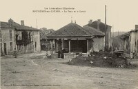 Bouxières-aux-Chênes - La Poste et le Lavoir