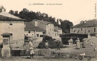 Crévéchamps - Le Pont et la Fontaine