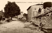 Aubréville - Le Moulin - La Fontaine et le Lavoir