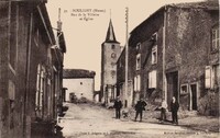 Bouligny - Rue de la Villette et Église