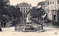 Le Cours de la Boves et la Statue de Victor Massé