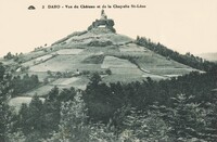 Dabo - Vue du Château et de la Chapelle Saint-Léon