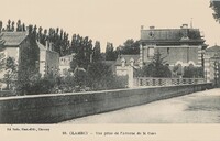 Vue prise de l'Avenue de la Gare