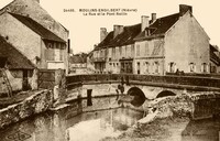 Moulins-Engilbert - La Rue et le Pont Rollin