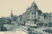 Tourcoing - Place de la République et la Bourse