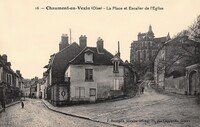 La Place et Excalier de l'Eglise