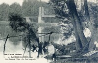 Lacroix-Saint-Ouen - Les Bords de L'Oise -Le Pont Suspendu - Lavandière