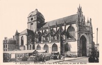 Notre-Dame et Place de la Magdeleine- un Jour de Marché