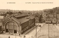 Vue sur la Place du Marché et la Rue Schnetz