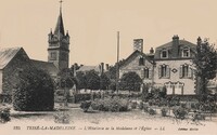 Tessé-Froulay - L'Hôtellerie de la Madeleine et l'Eglise