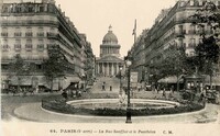 La Rue Soufflot et le Panthéon