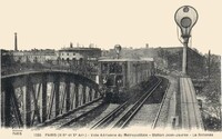 Voie Aérienne du Métropolitain -Station Jean-Jaurès- La Rotonde