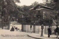 L'Entrée du Parc et la Maison du Garde